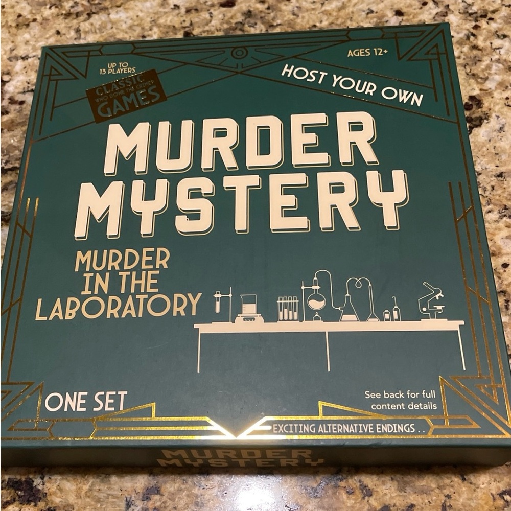Murder in the Laboratory Murder mystery game NEW Host a murder mystery party